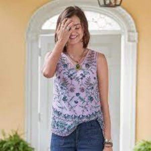Sundance Meadow Florals Lilac Tank